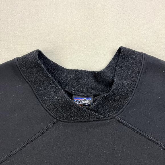 Vintage Patagonia Sweatshirt Womens XL Black Capilene Expedition Thermal USA y2k - Picture 2 of 10